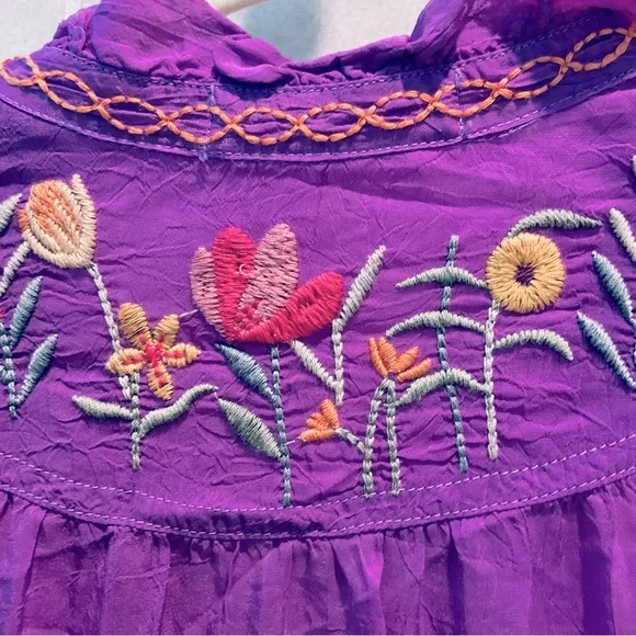 JOHNNY WAS Embroidered Blouse - Picture 7 of 9